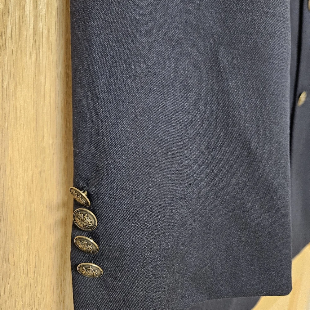 Paul Fredrick‎ 43R Navy Wool Blazer